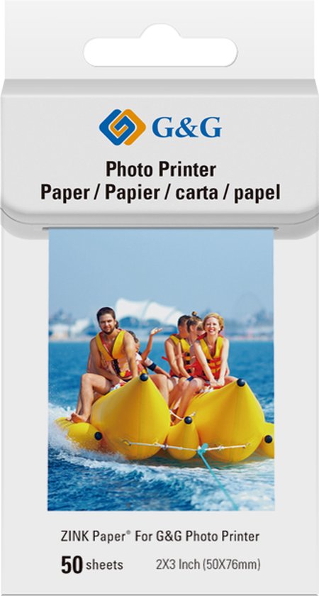 G&G ZINK Photo Papier 76 x 50 mm ab 37,90 €