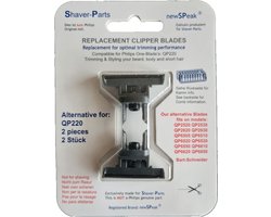 vervangbare scheermesjes 2st. - Geschikt voor Philips Oneblade