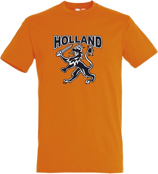 T-shirt Holland leeuw | oranje shirt | Koningsdag kleding | Oranje | maat S