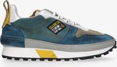 Yellow cab | Cup runner men 1-a blue multi runner - white/grey sole | Maat: 43