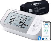 OMRON X7 Smart Bloeddrukmeter Bovenarm - Aanbevolen door Hartstichting - Blood Pressure Monitor met Hartslagmeter – Onregelmatige Hartslag - Klinisch Gevalideerd - met Mobiele App - 22 tot 42 cm Manchet - XL Display Scherm – 3 jaar Garantie