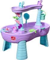 Step2 Rain Shower Splash Unicorns Watertafel - Eenhoorn met 13-delig accessoireset - Waterspeelgoed voor kind - Activiteitentafel met water voor de tuin / buiten