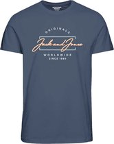Jack & Jones T-shirt Elden Bluefin (Maat: XXL)