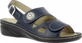 Hallux sandalen met stretch inzet - blauw - Varomed - Isabelle - mt43