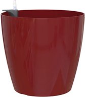 ARTEVASI - San remo zelfwatergevende pot 36cm donkerrood 36 x 36 x h33.5 cm - 1.44l