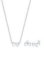 Elli Sieraden Set Dames Infinity in 925 Sterling Zilver