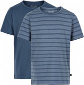 T-shirt jongens katoen navy 2-delig maat 134