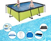EXIT Zwembad Lime - Frame Pool 220x150x60 cm - Plus toebehoren