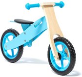 Luxiqo® Loopfiets – Mini Fiets – Loopscooter – Kinderfiets – Houten Loopfiets – Blauw