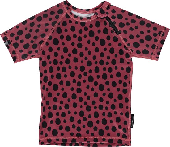 Beach & Bandits - UV-zwemshirt voor kinderen - Red Velvet - Rood - maat 92-98cm