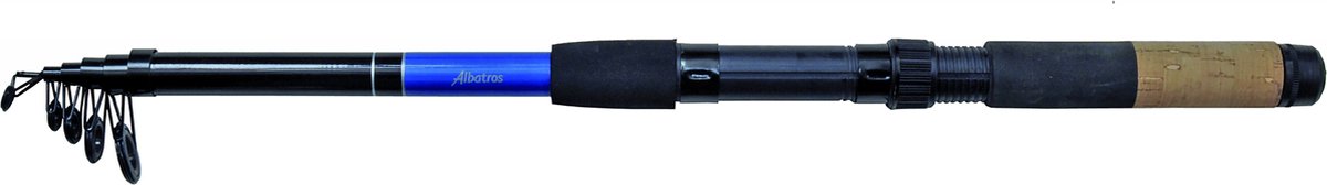 Albatros Lynx Telescopic 210 cm – 6-delige telescopische werphengel met kurk/EVA-gree