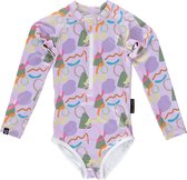 Beach & Bandits - UV-zwempak voor meisjes - Confetti Sunflower Sunshine - Lavendel - maat 92-98cm