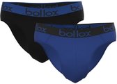 Slips pour hommes - Bollox - Lot de 2 - noir et bleu - Top qualité - Taille XL