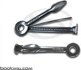 Pijp bestek - 3 delig - classic - chrome