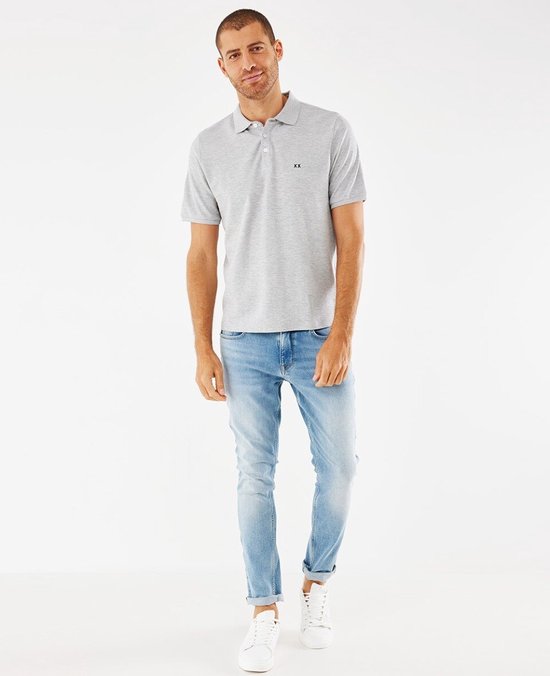 Mexx Pique Polo Homme - Grijs - Taille M