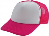 pet Trucker 58 cm nylon roze/wit one-size