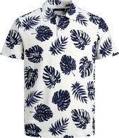 JACK&JONES JPRBLATROPIC AOP SS POLO Heren Poloshirt - Maat L