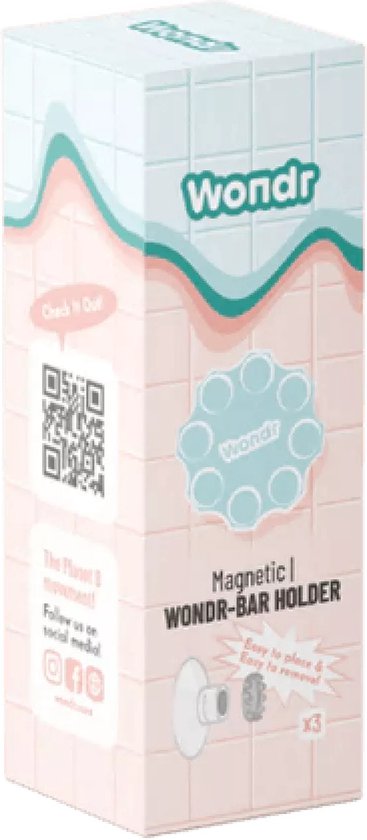 3 x support de barre magnétique WONDR