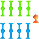 ECHOCUBE – 42 Ventouses En Silicone – Jouet De Bain Et Sensoriel – Dès 3 Ans – Anti-stress Et Créatif
