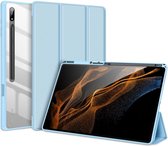 Dux Ducis Tablet Hoes Geschikt voor Samsung Galaxy Tab S8 Ultra - Dux Ducis Toby Bookcase - Blauw