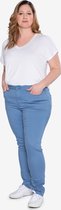 EVIVA - Broek slim fit met hoge taille - blauw