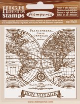 Stamp caoutchouc Natural Stamperia Voyages Fantastiques (WTKCC154)