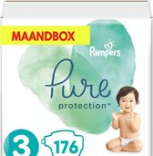 Pampers Pure Protection Maat 3 - 176 Luiers Maandbox