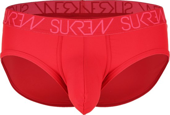 Sukrew Apex Slip Crimson - Maat XL - Heren Slip - Ondergoed voor mannen