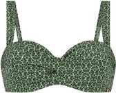 TC WOW twisted bikini top green sunrise voor Dames - Maat 36D - 70D