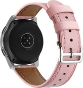 Bracelet Strap-it Smartwatch 22mm - bracelet en cuir adapté pour Samsung Galaxy Watch 46mm / Galaxy Watch 3 45mm / Gear S3 Classic & Frontier - Amazfit GTR 2 / GTR 3 - Huawei Watch GT2 46mm / GT3 46mm - rose - 22mm