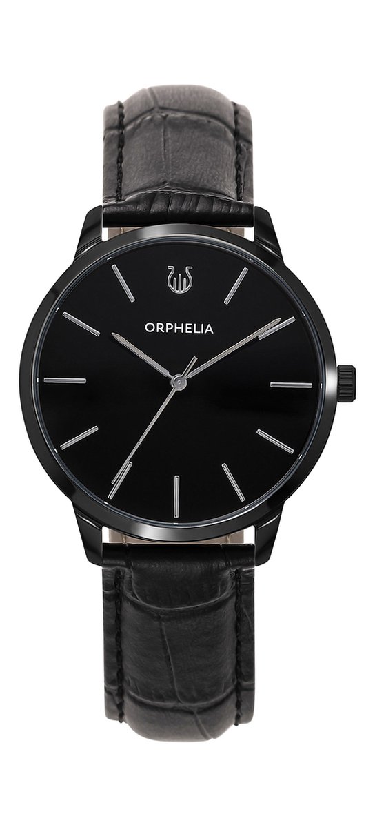 Orphelia Winston OR61905 Horloge - Leer - Zwart - Ø 42 mm