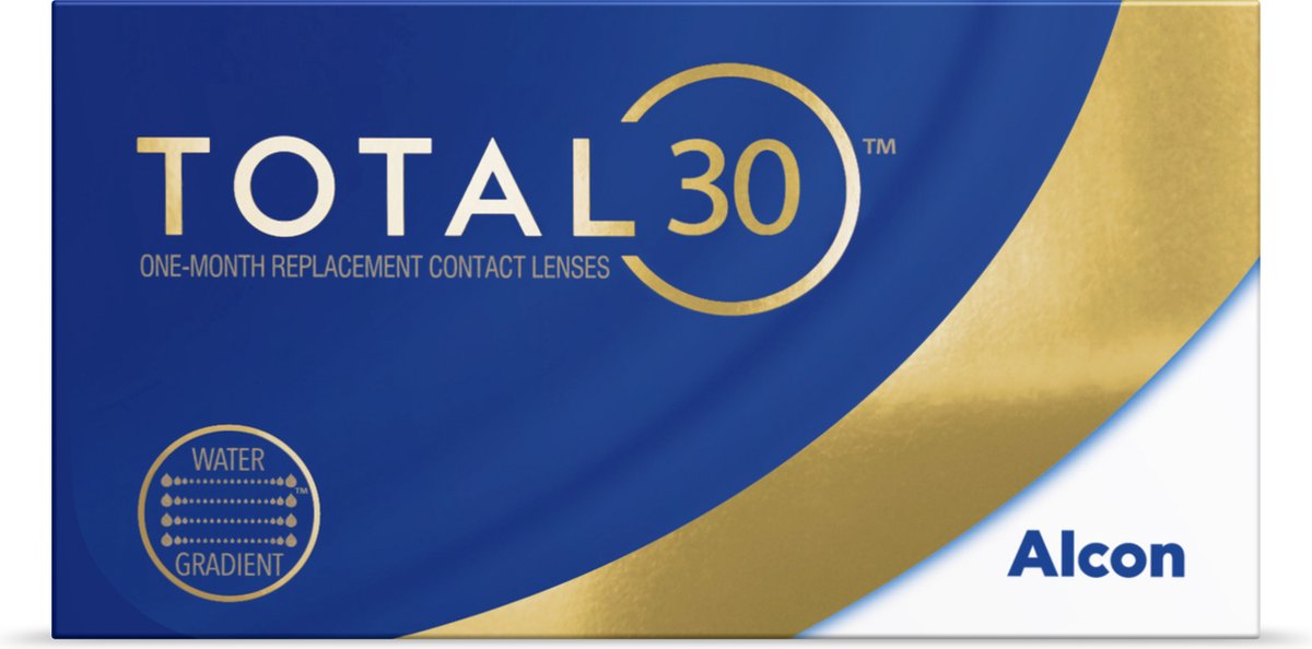 +7.00 - TOTAL30® - 6 pack - Maandlenzen - BC 8.40 - Contactlenzen