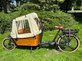 Vogue Carry 2 bakfiets regentent model Mila Creme hoes