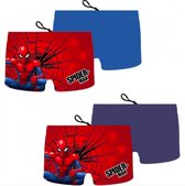 Spiderman zwembroek - rood - Maat 110 / 116 - 5 / 6 jaar - 1 stuk