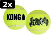 2x KONG SQUEAKAIR TENNISBAL 6,5CM 6ST