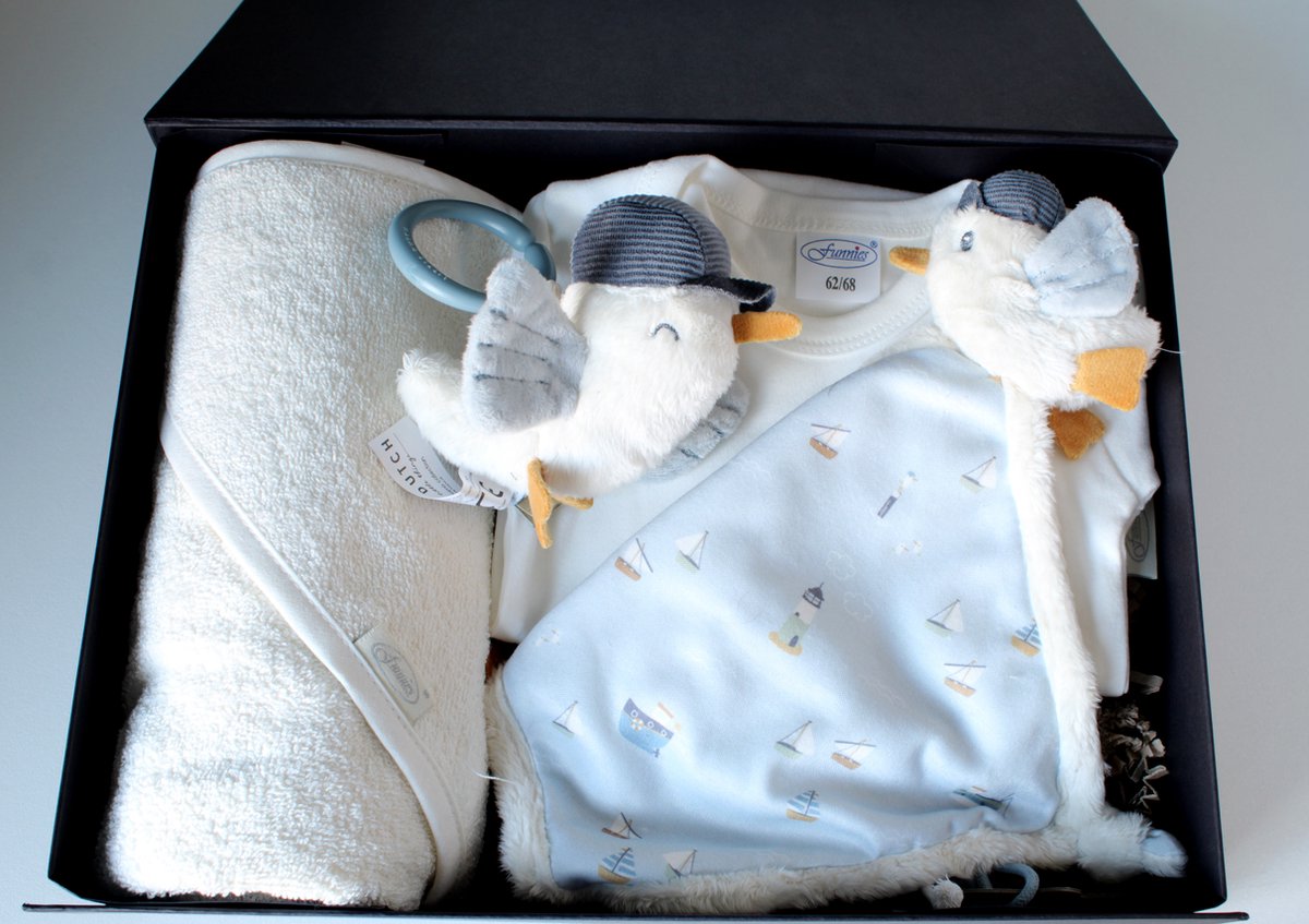 Goedkoopste Giftbox Little Dutch Sailors Bay - kraam cadeau - cadeau baby - kraammand