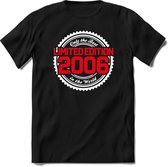 2006 Limited Edition | Feest Kado T-Shirt Heren - Dames | Wit - Rood | Perfect Verjaardag Cadeau Shirt | Grappige Spreuken - Zinnen - Teksten | Maat XL