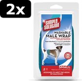 2x WASHABLE MALE WRAP S