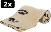 2x # BARNEY DEKEN GRS/ZW 150X100CM
