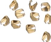 10 Bails- Goudkleurig -8.3 x 5.5 mm-Sieraden maken-Hanger-Charme Bijoux