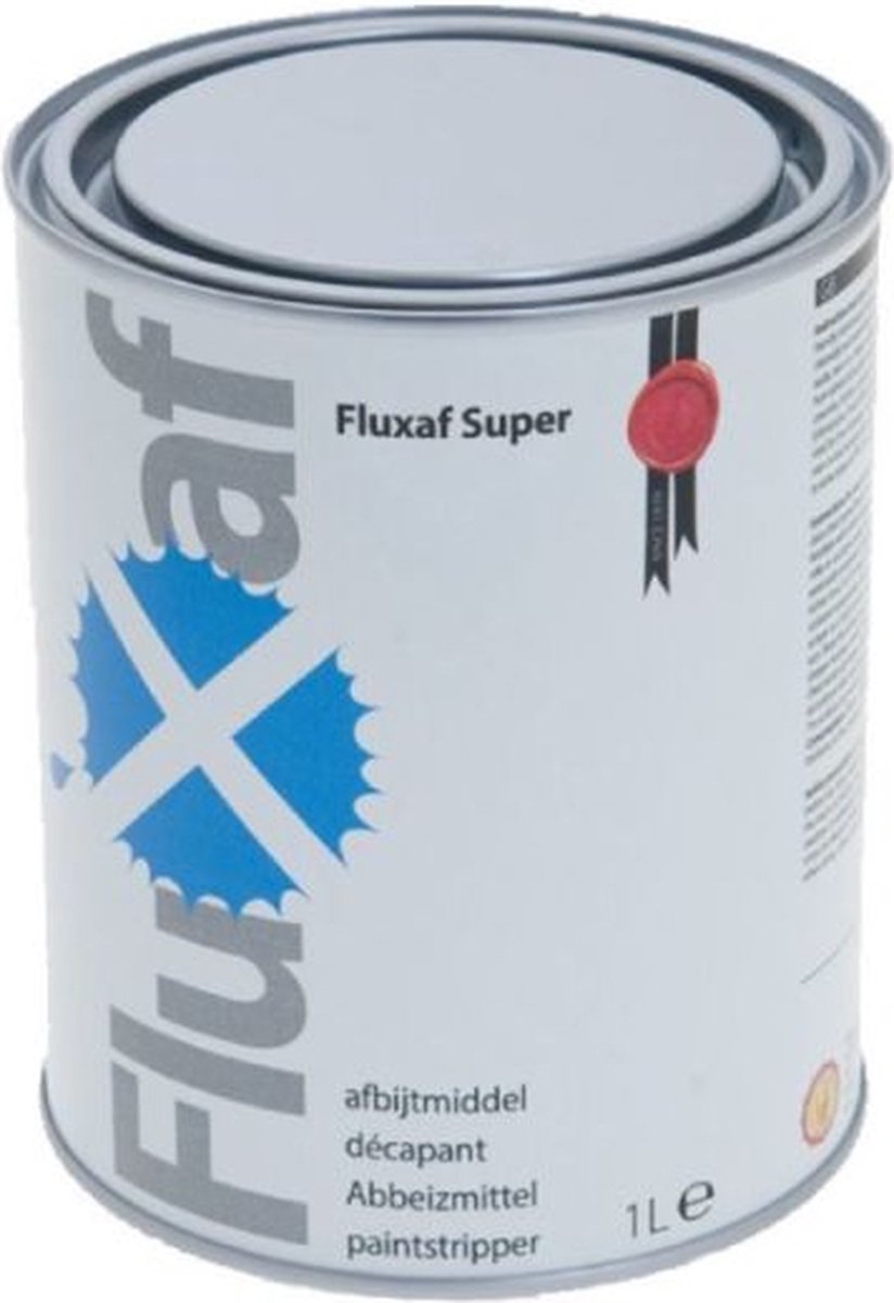 Fluxaf afbijtmiddel Super - Oplosmiddel - 1L -  Verwijderd vele coatings - Merkloos