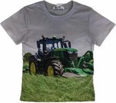 S&c Tractor/Trekker T-shirt John Deere Grijs 110/116