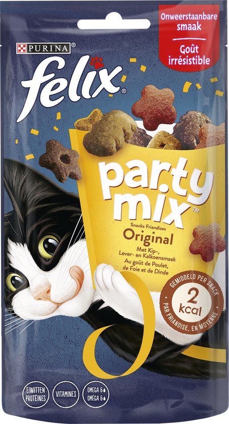 Felix Party Mix Original - Kip, Kalkoen & Lever