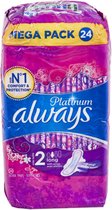 Always - Maandverband - Platinum Long+ - 24 stuks