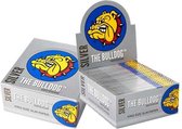 The Bulldog King Size Slim vloei display box 50 stuks silver