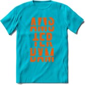 Amsterdam T-Shirt | Souvenirs Holland Kleding | Dames / Heren / Unisex Koningsdag shirt | Grappig Nederland Fiets Land Cadeau | - Blauw - L