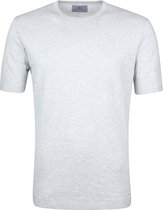 Suitable - Prestige T-shirt Knitted Grijs - Maat L - Modern-fit