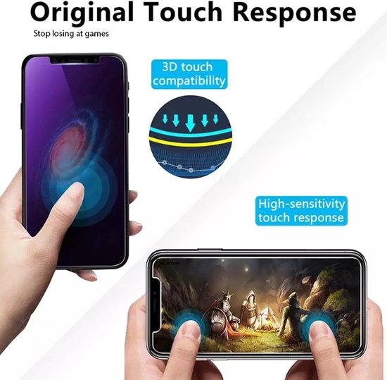 Convient pour iPhone 11 / iPhone XR Protecteur d'écran Tempered Glass - 2 pièces Extra Fort