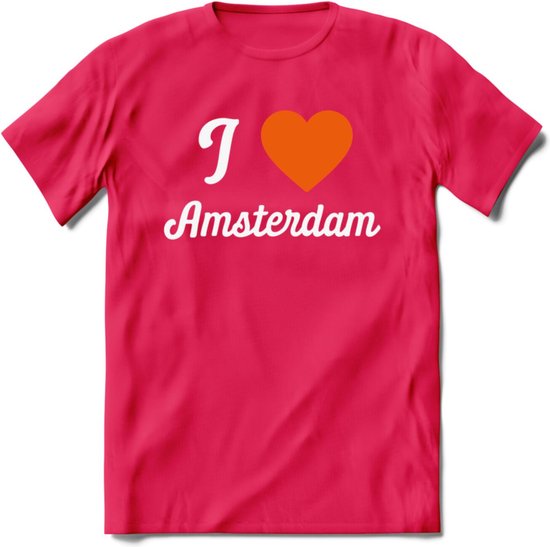Spanje waterstof intern I Love Amsterdam T-Shirt | Souvenirs Holland Kleding | Dames / Heren /  Unisex... | bol.com