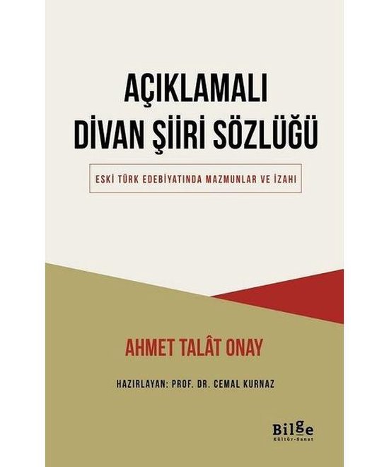 Açıklamalı Divan Şiiri Sözlüğü Eski Türk 9786257201209 Boeken